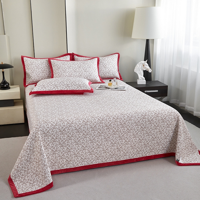 91家纺网 家纺一手货源 找家纺 莎果家纺 2025秋冬一面天丝一面绒高温砂洗床盖三件套 溪隐