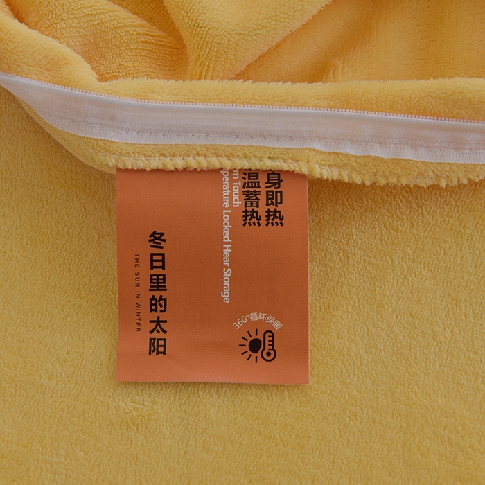 91家纺网 家纺一手货源 找家纺 简爱家纺 2025新款轻奢欧式加厚高克重牛奶绒四件套 芝士黄