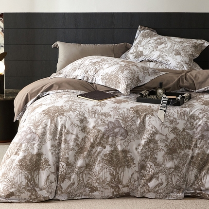 91家纺网 家纺一手货源 找家纺 （总）2025秋冬保暖加厚绒类羽零™绒四件套-【卡米拉】（标准号全网控价(折后券后)不低于159元，（拿货价会员减20元)）