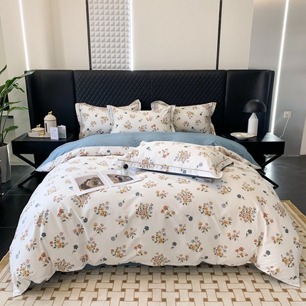 91家纺网 家纺一手货源 找家纺 （总）名佰蕙家纺 2024新款银丝抗菌全棉功能性四件套