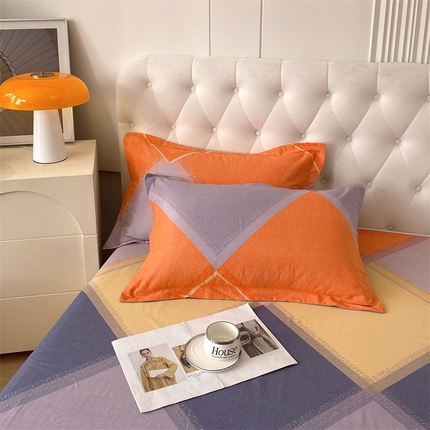 91家纺网 家纺一手货源 找家纺 （总）2024新款.亲肤舒适加厚磨毛印花系列单枕套