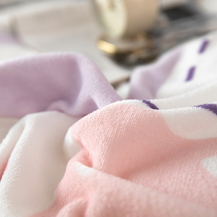 91家纺网 家纺一手货源 找家纺 雨萝家纺 2024新款亲肤舒适牛奶绒四件套 可萌