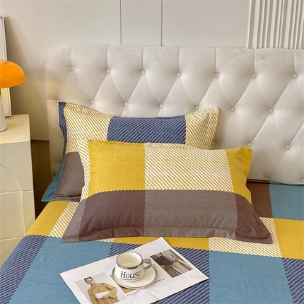 91家纺网 家纺一手货源 找家纺 （总）2024新款.亲肤舒适加厚磨毛印花系列单枕套