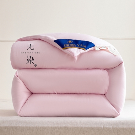 三俏家纺 2024新款a类无染大豆纤维春秋被冬被学生被 粉色
