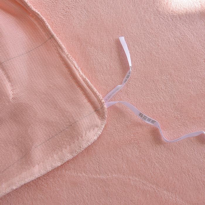 91家纺网 家纺一手货源 找家纺 简爱家纺 2025新款轻奢欧式加厚高克重牛奶绒四件套 桃桃粉