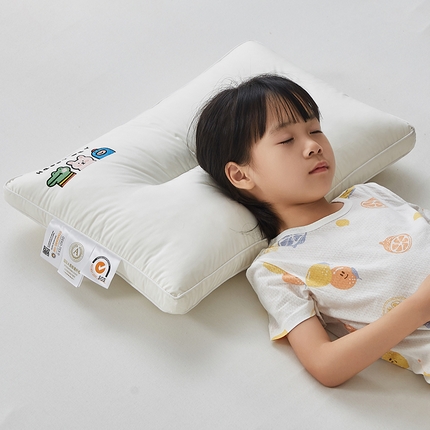 91家纺网 家纺一手货源 找家纺 （总）乐可 2024新款A类全棉卡通儿童枕学生枕 枕头枕芯