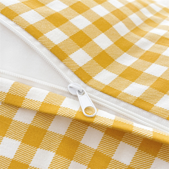 91家纺网 家纺一手货源 找家纺 盛秋家纺 2025新款卡通单被套秋日花语+黄小格