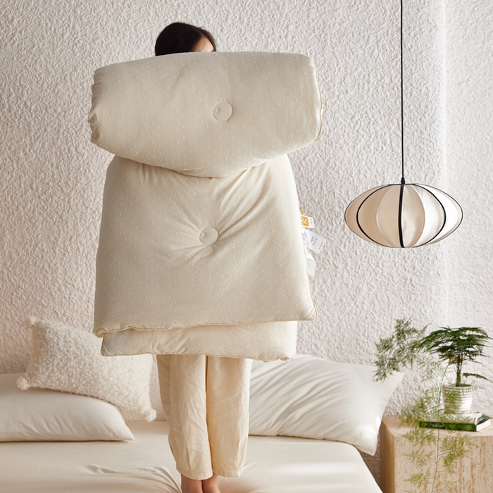 91家纺网 家纺一手货源 找家纺 （总）莱福仕家纺 2024新款A类芯氧提花55%大豆被春秋被冬被