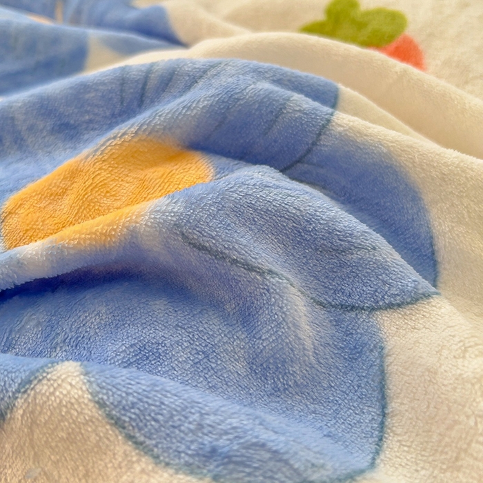 91家纺网 家纺一手货源 找家纺 慕尚家纺 2025新款3.5kg高克重田园花卉类牛奶绒四件套 幸运花