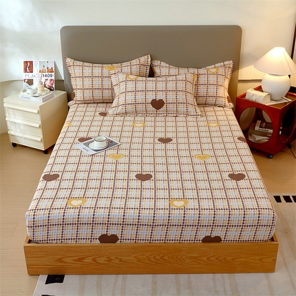 91家纺网 家纺一手货源 找家纺 （总）2024新款.亲肤舒适加厚磨毛印花系列单床笠