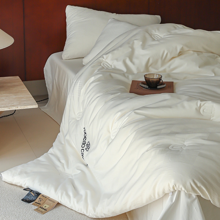 91家纺网 家纺一手货源 找家纺 （总）2024新款7A抗菌长绒棉提花奈斯全棉春秋被子被芯