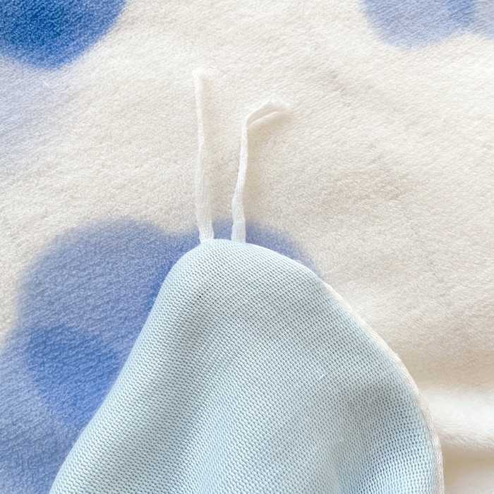 91家纺网 家纺一手货源 找家纺 2024秋冬A类牛奶绒加厚夹棉床笠+牛奶绒被套四件套蓓蕾兔-兰