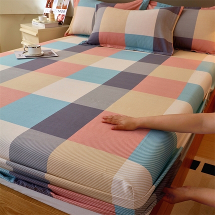 91家纺网 家纺一手货源 找家纺 （总）2024新款.亲肤舒适加厚磨毛印花系列单床笠