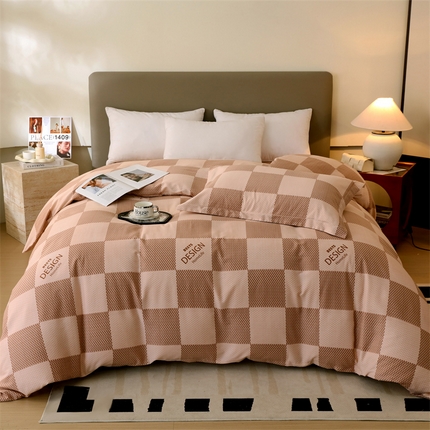 91家纺网 家纺一手货源 找家纺 （总）2024新款.亲肤舒适加厚磨毛印花系列单被套