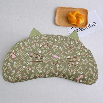 91家纺网 家纺一手货源 找家纺 （总）其乐枕芯 2024新款小猫咪荞麦枕超30天不退不换