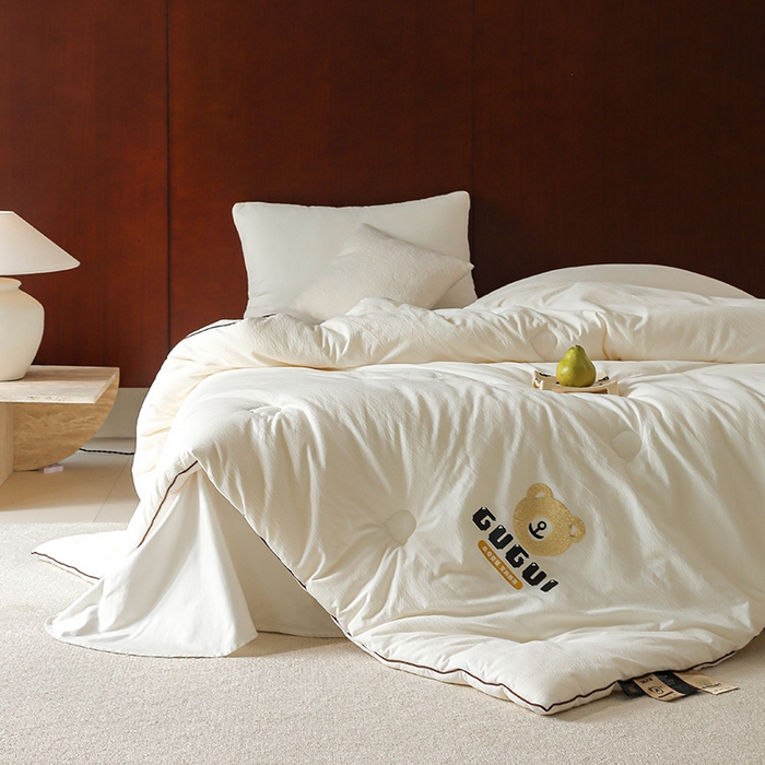 91家纺网 家纺一手货源 找家纺 （总）2024新款7A抗菌奢香夫人羊绒春秋被子被芯