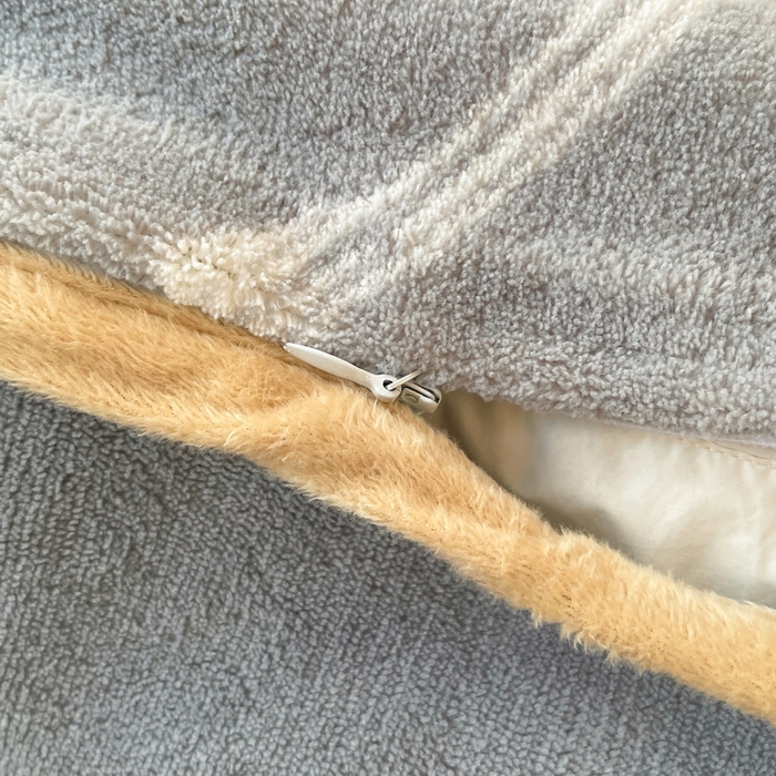 91家纺网 家纺一手货源 找家纺 2024秋冬A类牛奶绒加厚夹棉床笠+牛奶绒被套四件套银杏叶