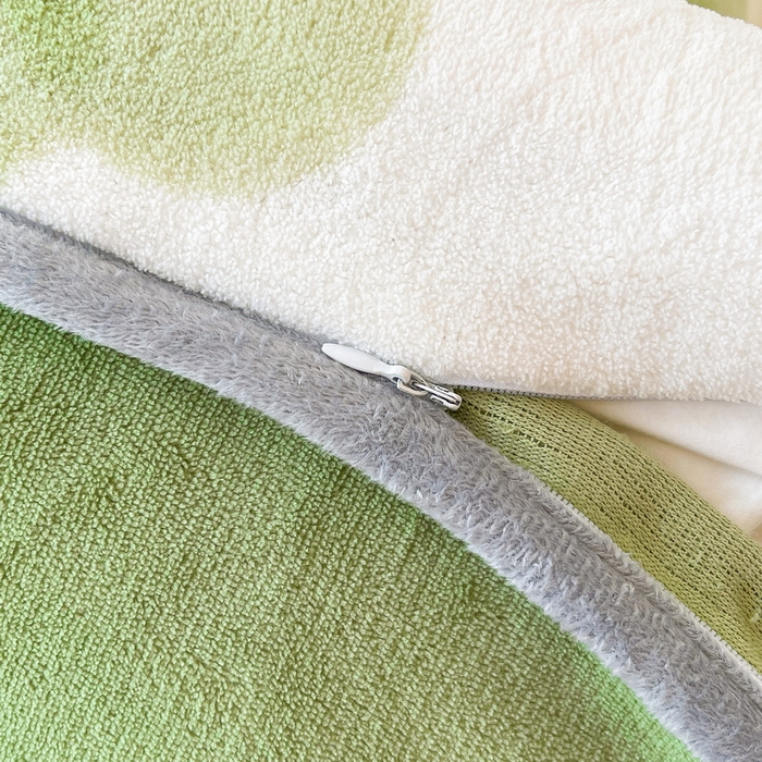 91家纺网 家纺一手货源 找家纺 2024秋冬A类牛奶绒加厚夹棉床笠+牛奶绒被套四件套蓓蕾兔-绿