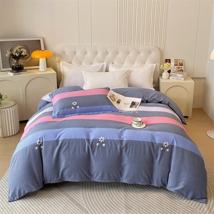 91家纺网 家纺一手货源 找家纺 （总）2024新款.亲肤舒适加厚磨毛印花系列单被套