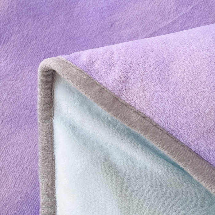 91家纺网 家纺一手货源 找家纺 2024秋冬A类牛奶绒加厚夹棉床笠+牛奶绒被套四件套炫彩