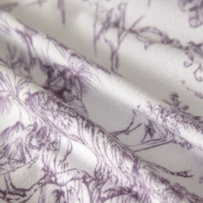 91家纺网 家纺一手货源 找家纺 2025秋冬保暖加厚绒类羽零™绒四件套-【卡米拉】（标准号全网控价(折后券后)不低于159元，（拿货价会员减20元)） 卡米拉紫