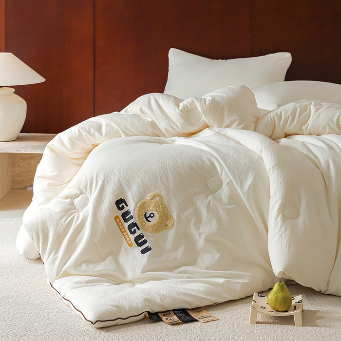 91家纺网 家纺一手货源 找家纺 （总）2024新款7A抗菌奢香夫人羊绒春秋被子被芯