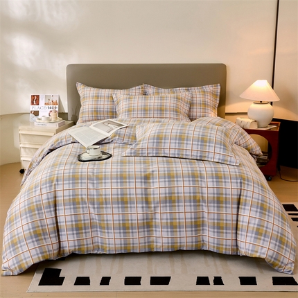 91家纺网 家纺一手货源 找家纺 （总）2024新款.亲肤舒适加厚磨毛印花系列四件套