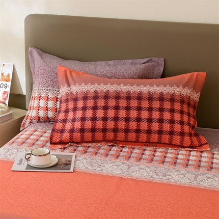 91家纺网 家纺一手货源 找家纺 （总）2024新款.亲肤舒适加厚磨毛印花系列单枕套