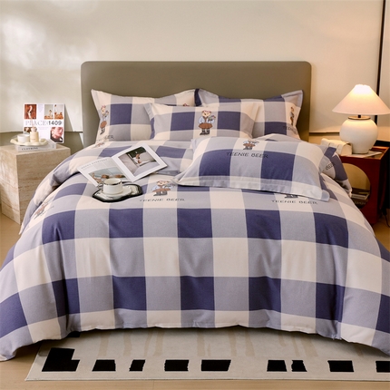 91家纺网 家纺一手货源 找家纺 （总）2024新款.亲肤舒适加厚磨毛印花系列四件套