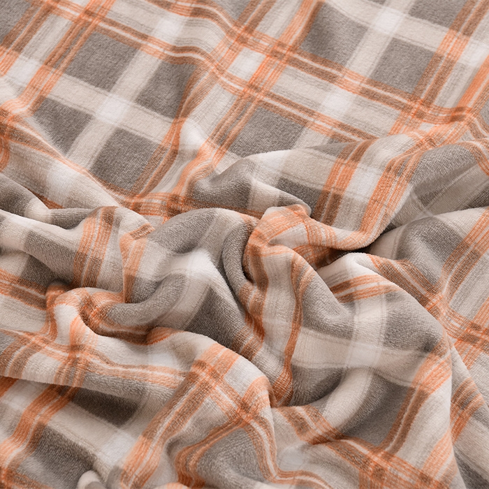 91家纺网 家纺一手货源 找家纺 仟人梦 2024新款A类高克重保暖法兰绒多功能保暖毛毯 时尚咖