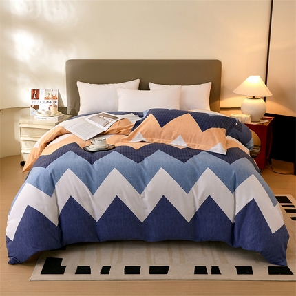 91家纺网 家纺一手货源 找家纺 （总）2024新款.亲肤舒适加厚磨毛印花系列单被套