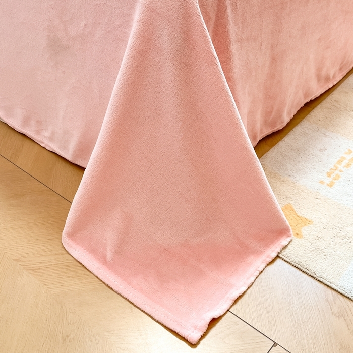 91家纺网 家纺一手货源 找家纺 慕尚家纺 2025新款3.5kg高克重田园花卉类牛奶绒四件套 蝴蝶小兔