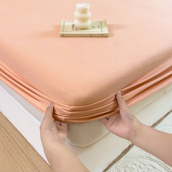 91家纺网 家纺一手货源 找家纺 优品阁 2024新款全棉磨毛四件套单品系列-单床笠 洛城时光