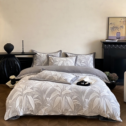 91家纺网 家纺一手货源 找家纺 （总）梦享生活家居 2024新款加厚保暖牛奶绒四件套