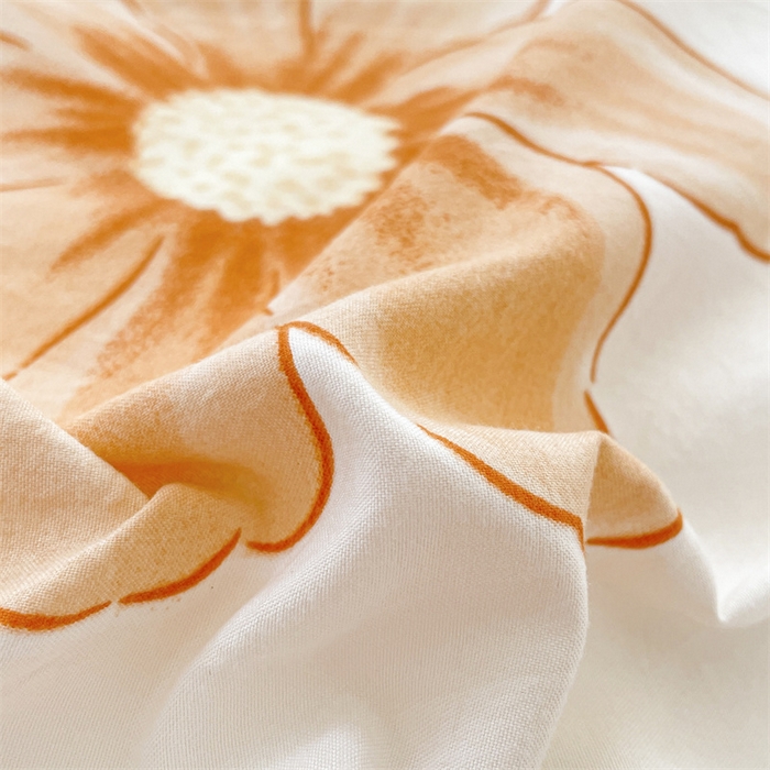 91家纺网 家纺一手货源 找家纺 盛秋家纺 2025新款卡通单被套秋日花语+黄小格