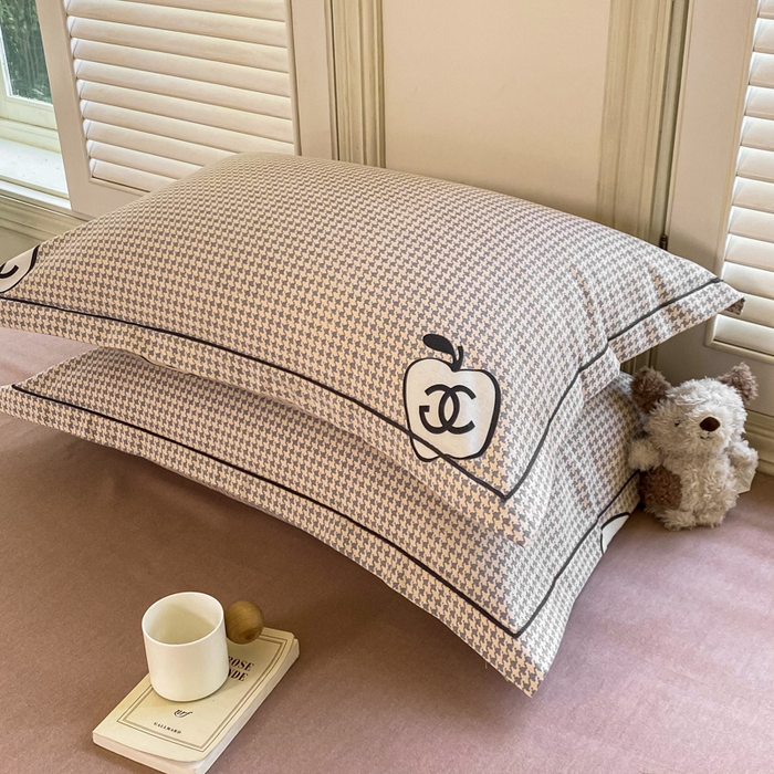 91家纺网 家纺一手货源 找家纺 优品阁 2024新款全棉磨毛四件套单品系列-单枕套 千爱