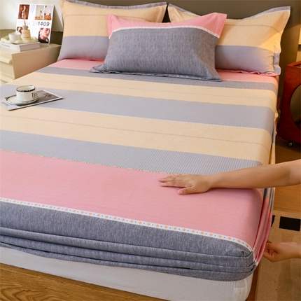 91家纺网 家纺一手货源 找家纺 （总）2024新款.亲肤舒适加厚磨毛印花系列单床笠