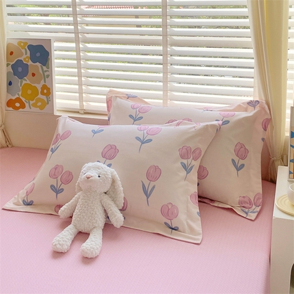 91家纺网 家纺一手货源 找家纺 （总）2024新款AB版.生态磨毛印花单枕套