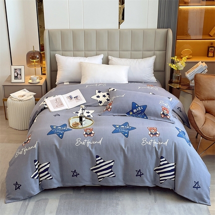 91家纺网 家纺一手货源 找家纺 （总）2024新款.亲肤舒适加厚磨毛印花系列单被套