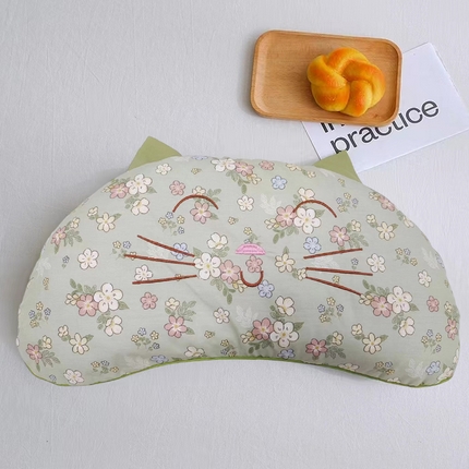 91家纺网 家纺一手货源 找家纺 （总）其乐枕芯 2024新款小猫咪荞麦枕超30天不退不换