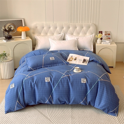 91家纺网 家纺一手货源 找家纺 （总）2024新款.亲肤舒适加厚磨毛印花系列单被套
