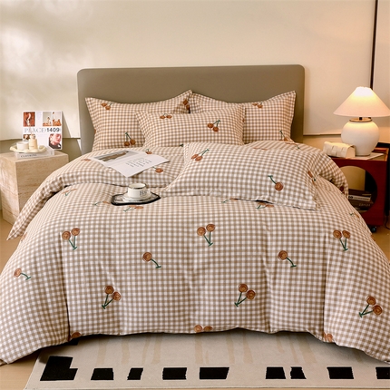 91家纺网 家纺一手货源 找家纺 （总）2024新款.亲肤舒适加厚磨毛印花系列四件套