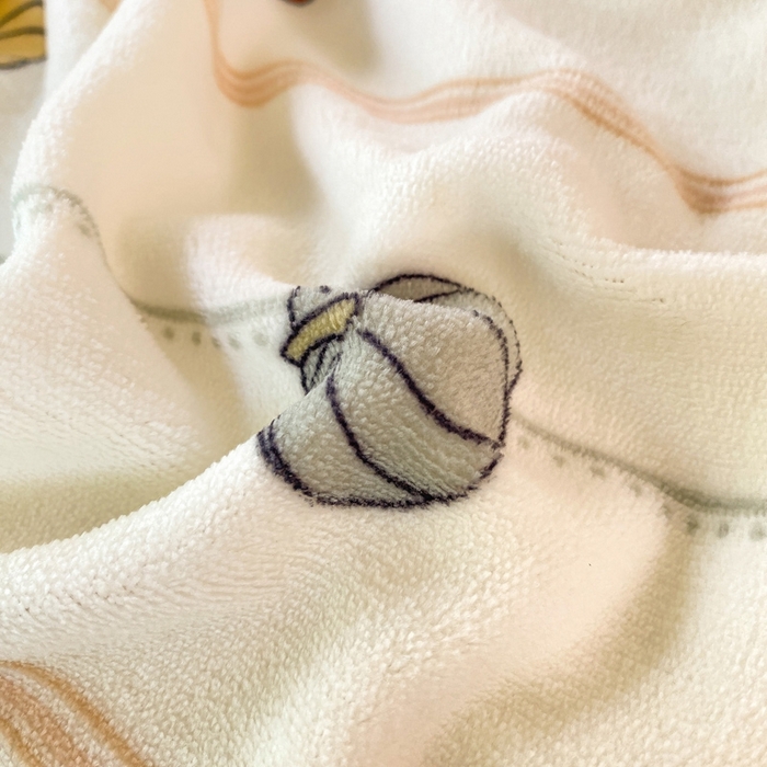 91家纺网 家纺一手货源 找家纺 赫梵茜 2024新款高克重安抚豆豆被套加厚牛奶绒床盖加厚牛奶绒夹棉床笠四件套 南瓜小熊