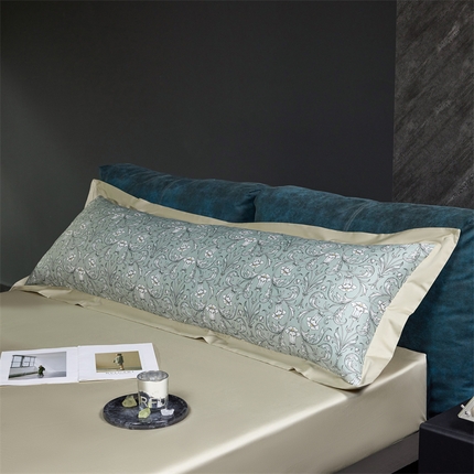 91家纺网 家纺一手货源 找家纺 （总）八十八家纺 2024新款双股活性贡缎长绒棉数码印花单品及套件--双人枕套