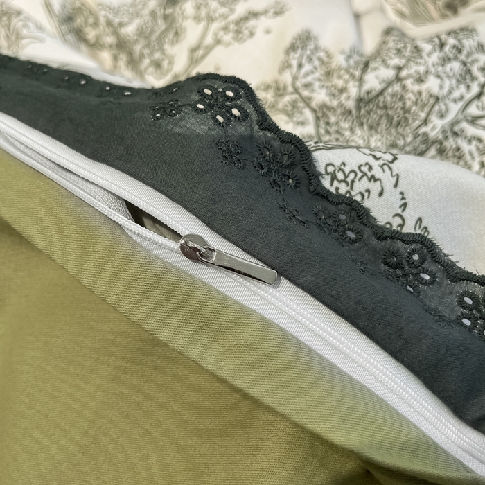 91家纺网 家纺一手货源 找家纺 沐辰 2024新款A类全棉磨毛花边款四件套 花边款-水木年华