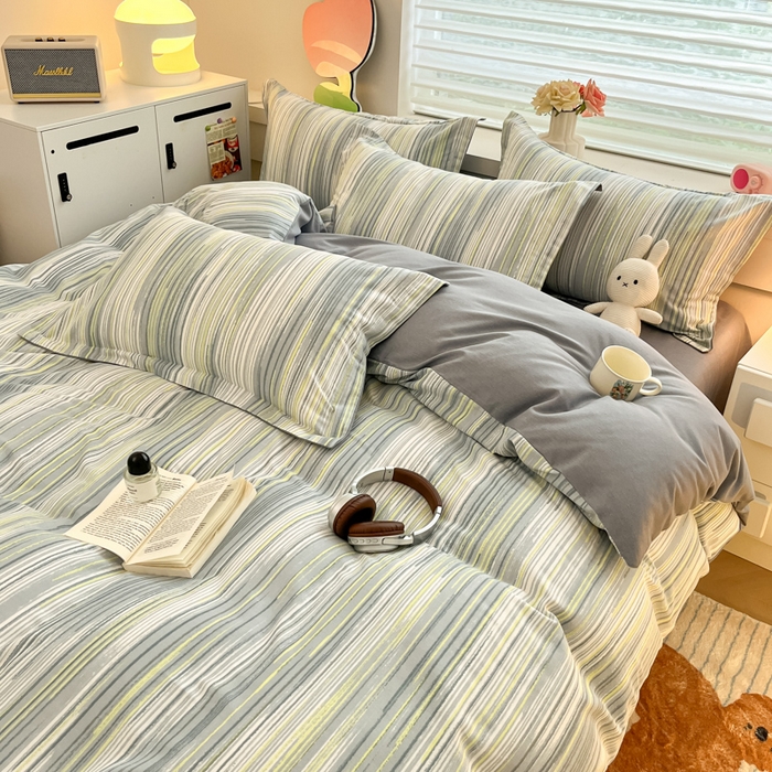 91家纺网 家纺一手货源 找家纺 慕尚家纺 2025新款原棉磨毛四件套单被套系列-单被套 海岸线