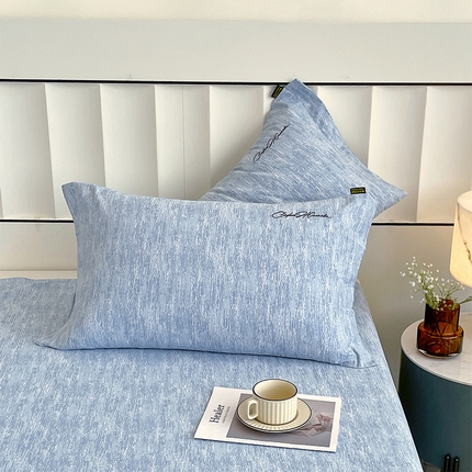 91家纺网 家纺一手货源 找家纺 （总）春皖家纺2025新款棉天丝磨毛刺绣磨毛单枕套 (第一版)