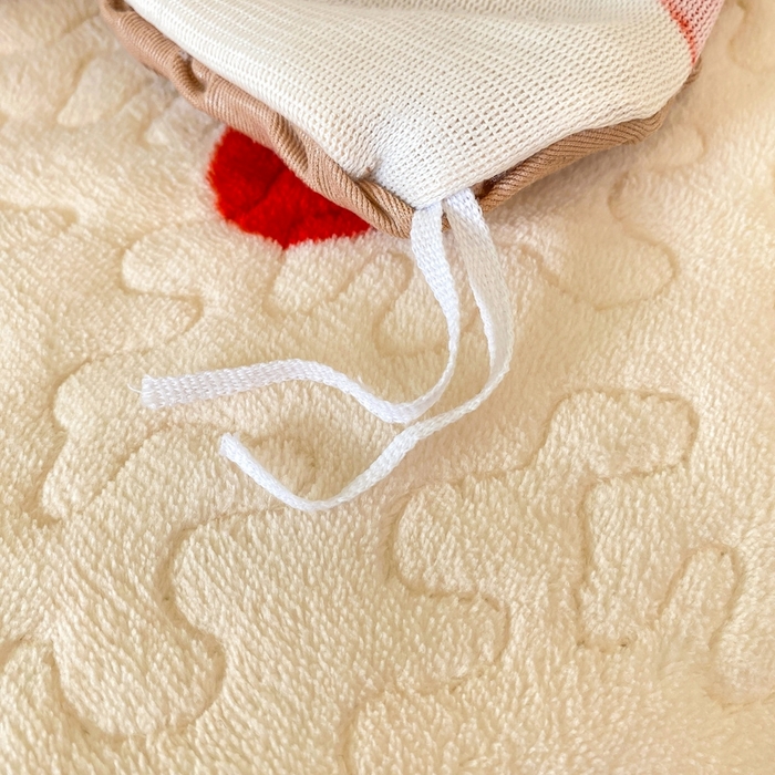 91家纺网 家纺一手货源 找家纺 赫梵茜 2024新款高克重安抚豆豆被套牛奶绒夹棉床盖四件套 波点小熊