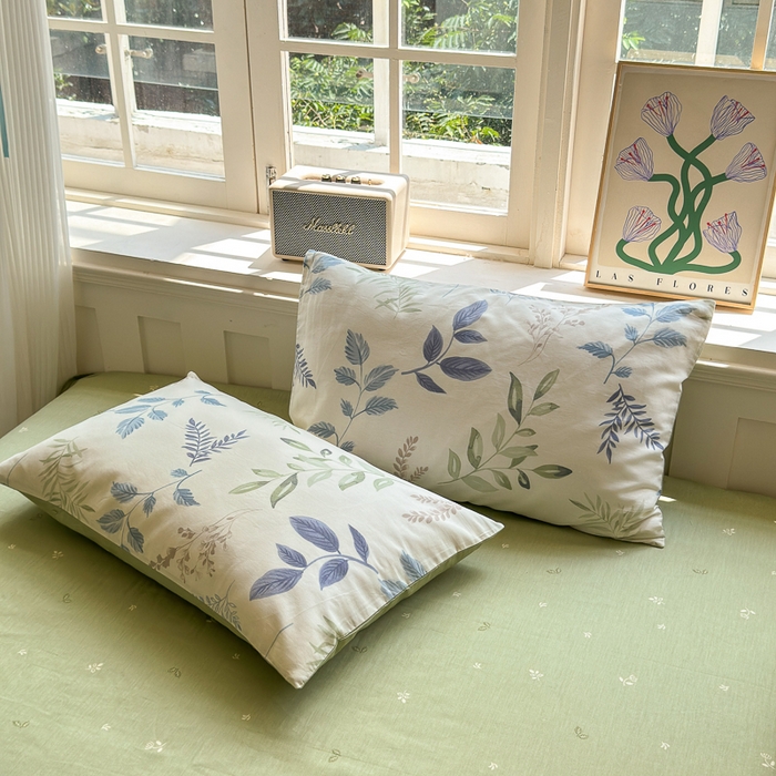 91家纺网 家纺一手货源 找家纺 清雅福 2024新款全棉13070印花单品系列-单被套 素雅花香