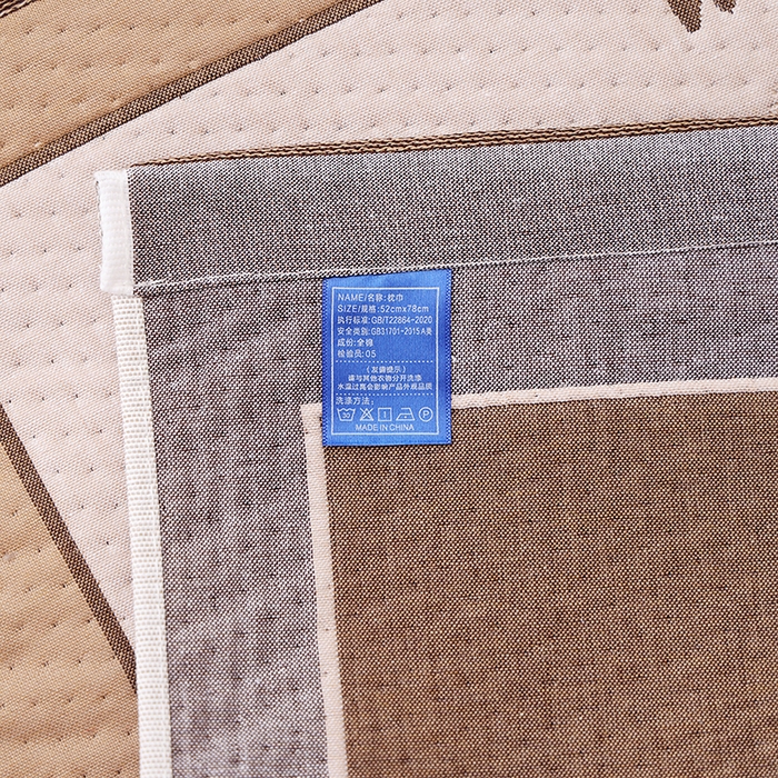 91家纺网 家纺一手货源 找家纺 朴尔家纺-毛巾被 2024年新款卡通定位纯棉四层纱布枕巾 忆童年-咖